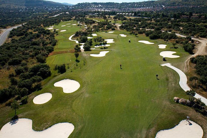 Campo de golf de Los Ángeles de San Rafael cerca de San Rafael Segovia